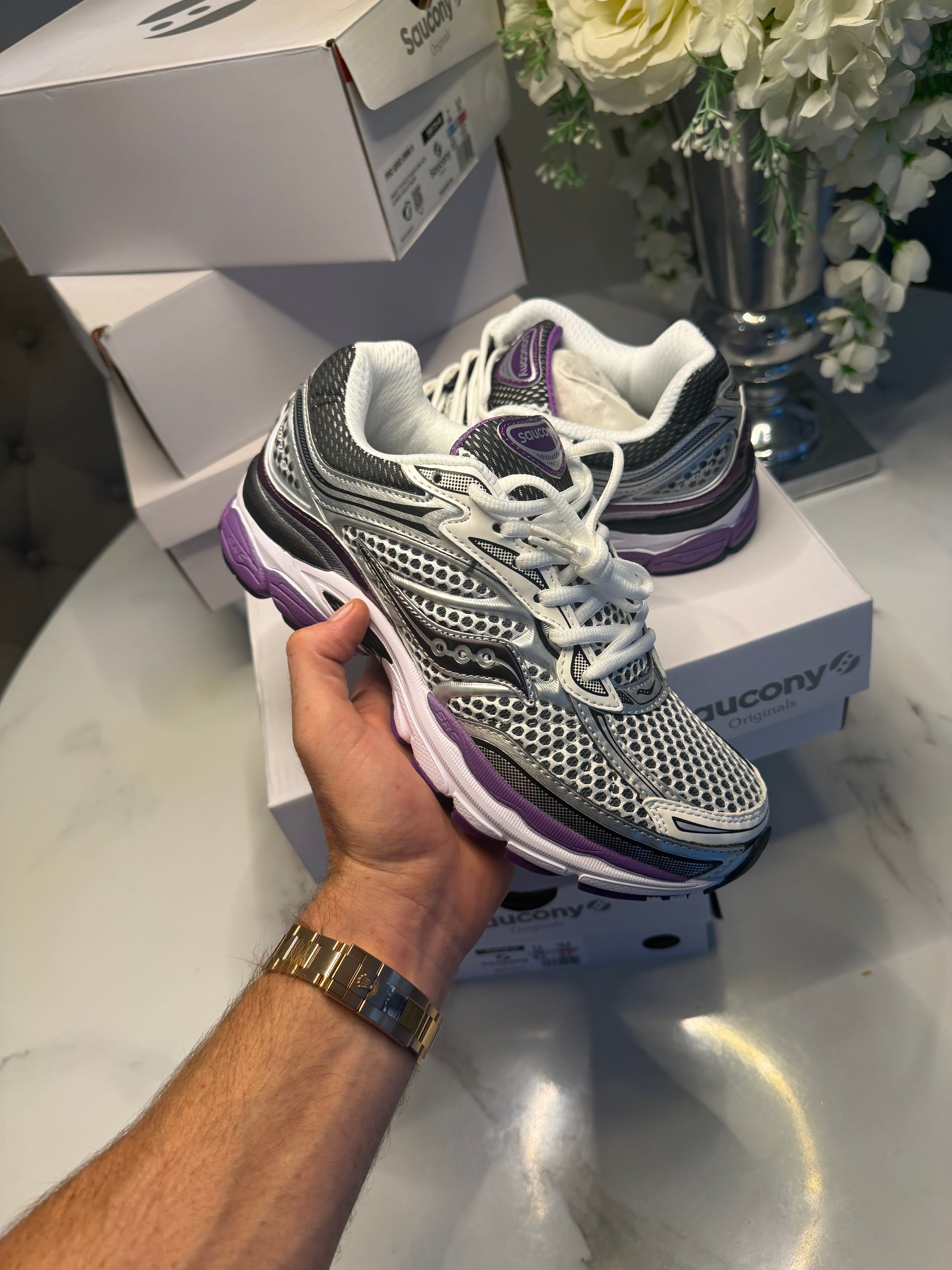 Saucony OG ProGrid Omni 9 'Silver Purple'